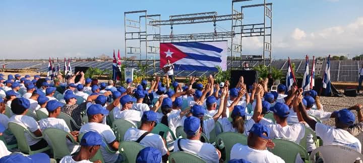 Inauguran nuevo parque solar fotovoltaico en Pinar del Río