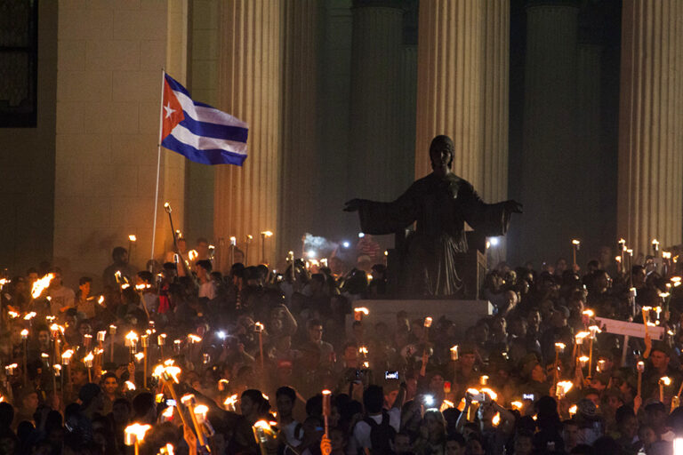 Imagen de la Marcha de las Antorchas